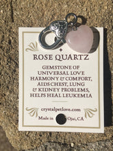 Load image into Gallery viewer, Harmony Rose Quartz Healing Pet Pendant
