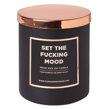 Load image into Gallery viewer, Set The Fucking Mood - Scented Candle: Black Raspberry &amp; Vanilla
