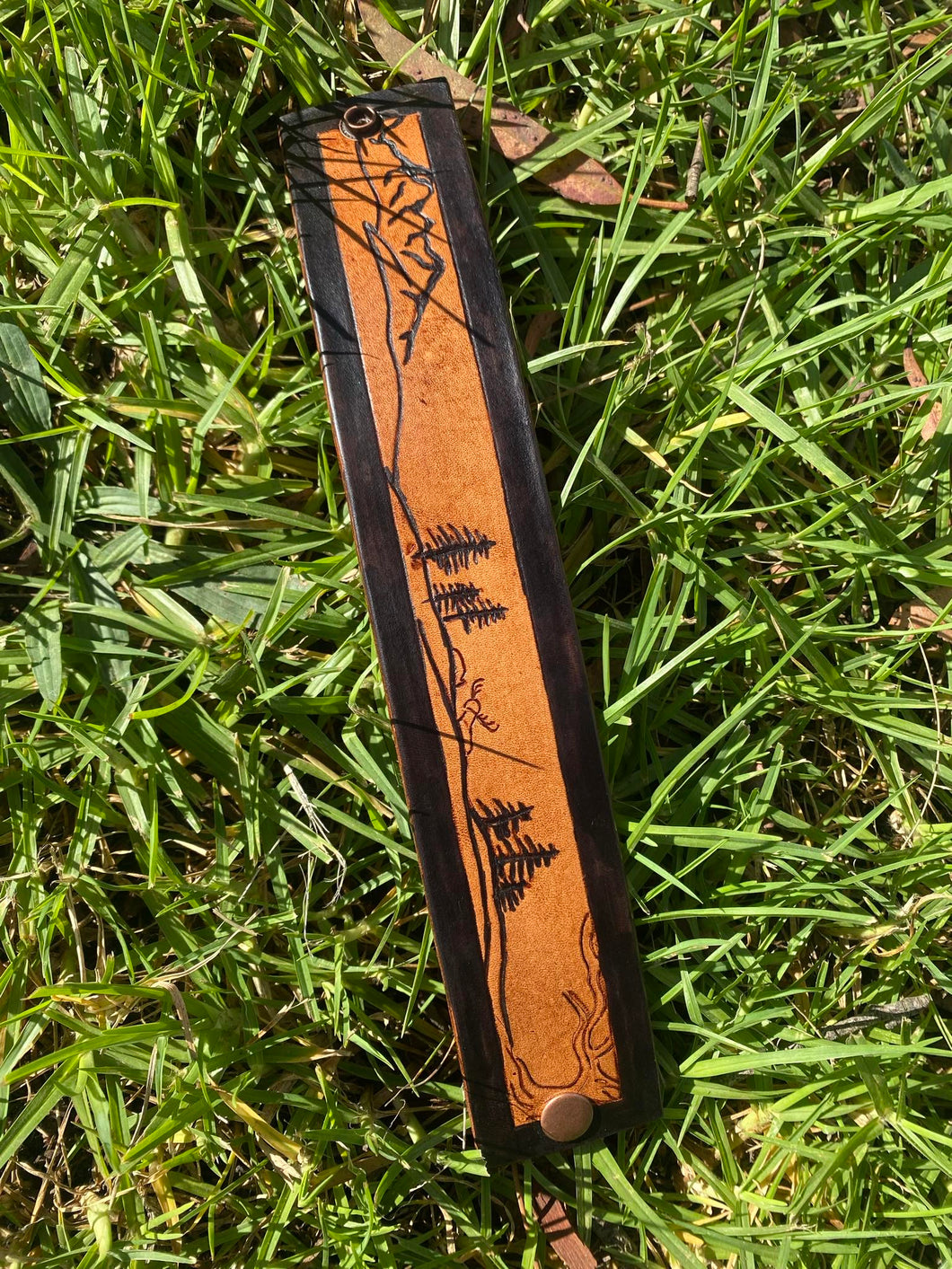 Alpine scene cuff