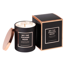 Load image into Gallery viewer, Set The Fucking Mood - Scented Candle: Black Raspberry &amp; Vanilla
