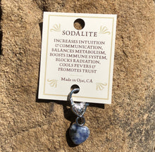 Load image into Gallery viewer, Sodalite heart immune support pendant

