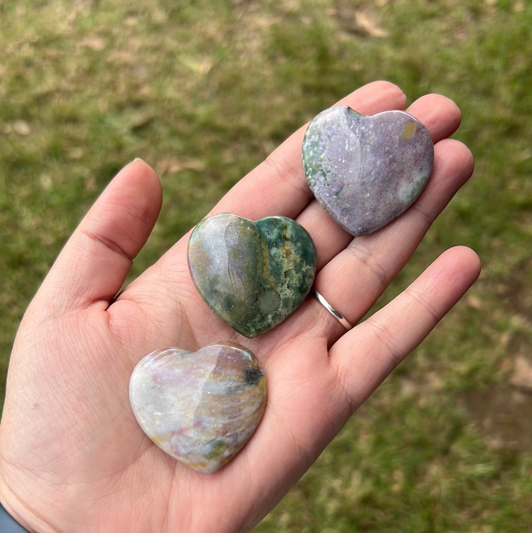 Ocean Jasper hearts