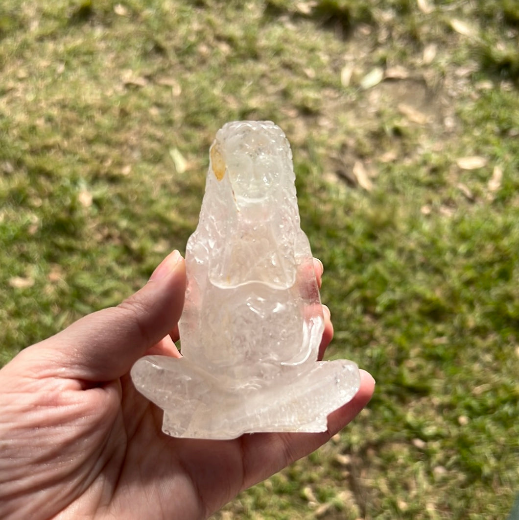 Clear quartz goddess